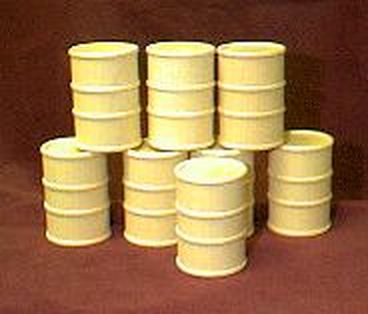 Ölfässer 41 x 28 mm, 8 Stück 8 Stück, 41 x 28 mm