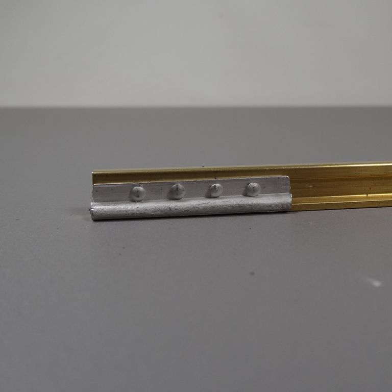 Gleislaschen 6 Paare Länge ca. 35mm, 6 Paar