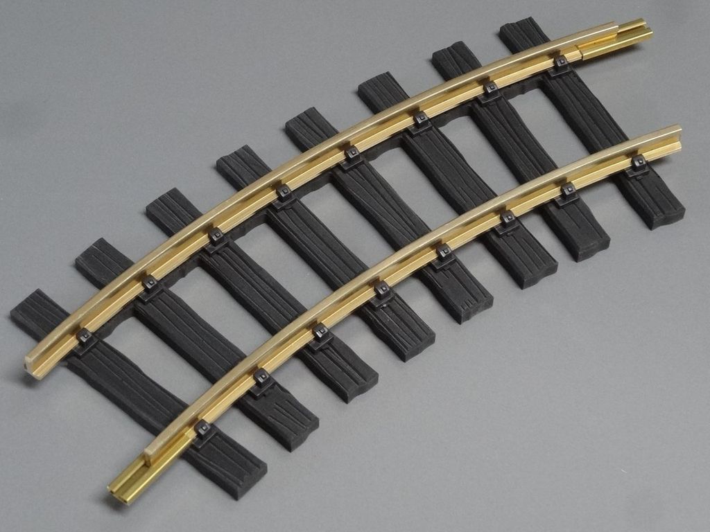 Meterspurgleis Bogen 30°, R0 Achsradius 422mm