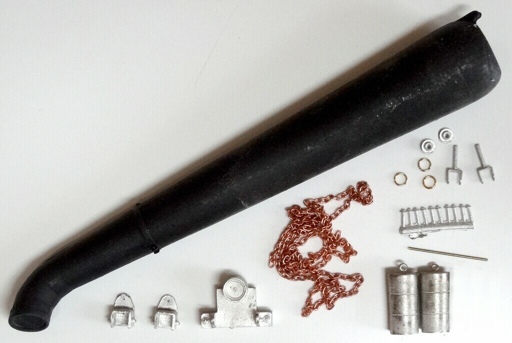 Wasserauslauf Bausatz Bausatz aus Resinguss und Weissmetall