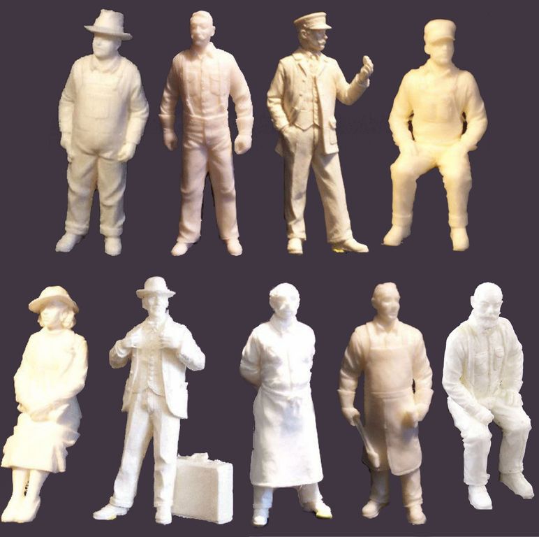 Fine Folk Figuren, Komplett-Set 1 Set: 9 Figuren