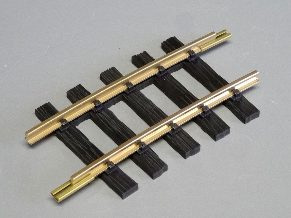 Meterspurgleis Bogen 7,5°, R3 Achsradius 1198mm