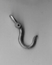 Haken mit Schäkel, 1 Paar 2 Stück, 26x13mm