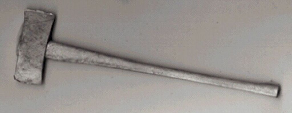 Axt, zweiseitig 75x21x3mm