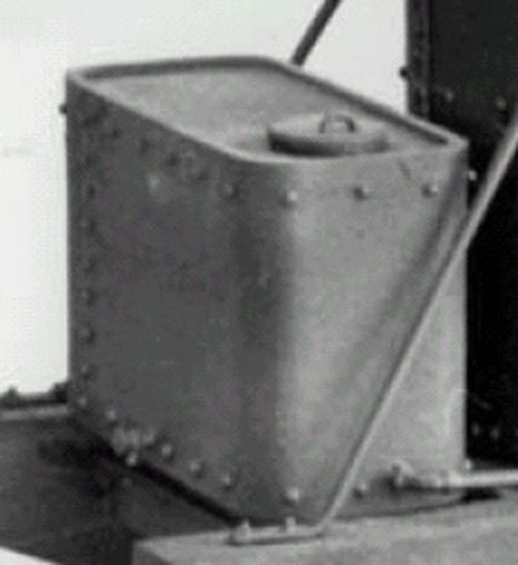 Stahl-Wassertank Kunststoff, 59x26x40 mm