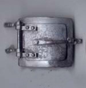 Kesseltür Türblatt = 21 x 19 mm