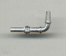 Rohrwinkel 90° mit Anschlussstutzen für Hauptleitung 4 Stück, 20x11mm, Rohr 2mm