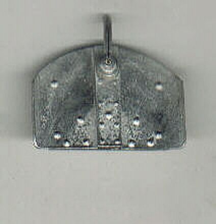 Dreirollenhalterung für Seilführung 1 Stück, 39x30mm