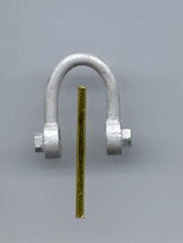 Schäkel, groß, 4 Stück 4 Stück, 18x18x5mm