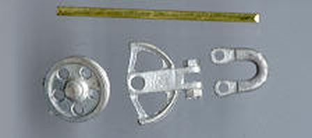 Hilfs-Umlenkrollen 3 Stück, 10x12mm