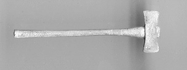 Axt, klein zweiseitig 40x12x2mm, 2 Stück