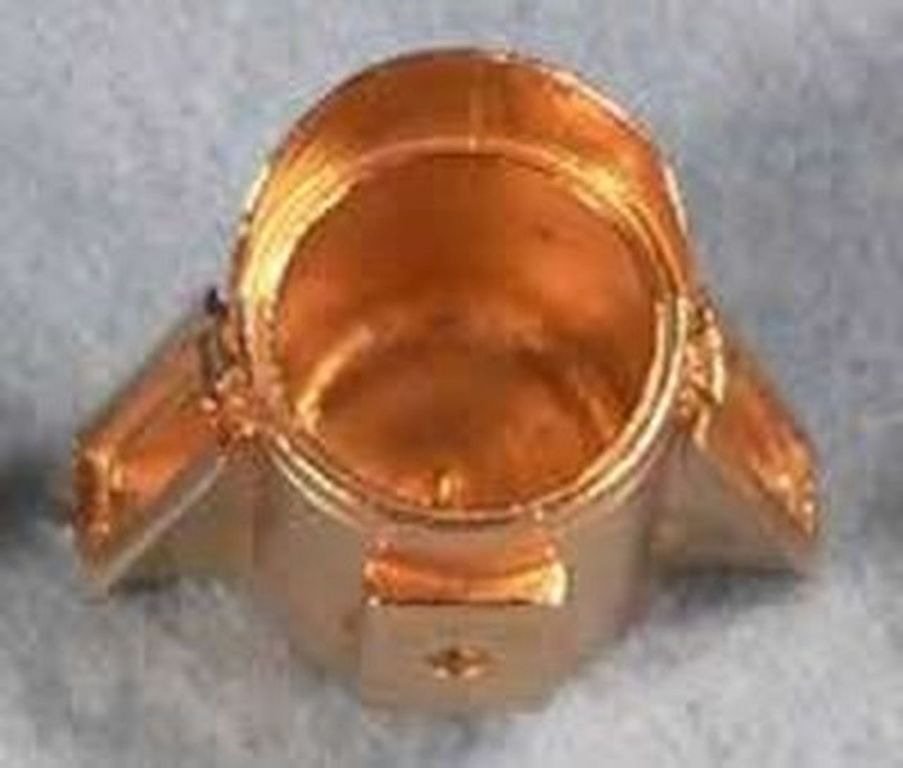 Frontlaterne Typ Golden Glow, Nummerntafel offen, Leuchtenhülse: D=17mm, L= 24mm