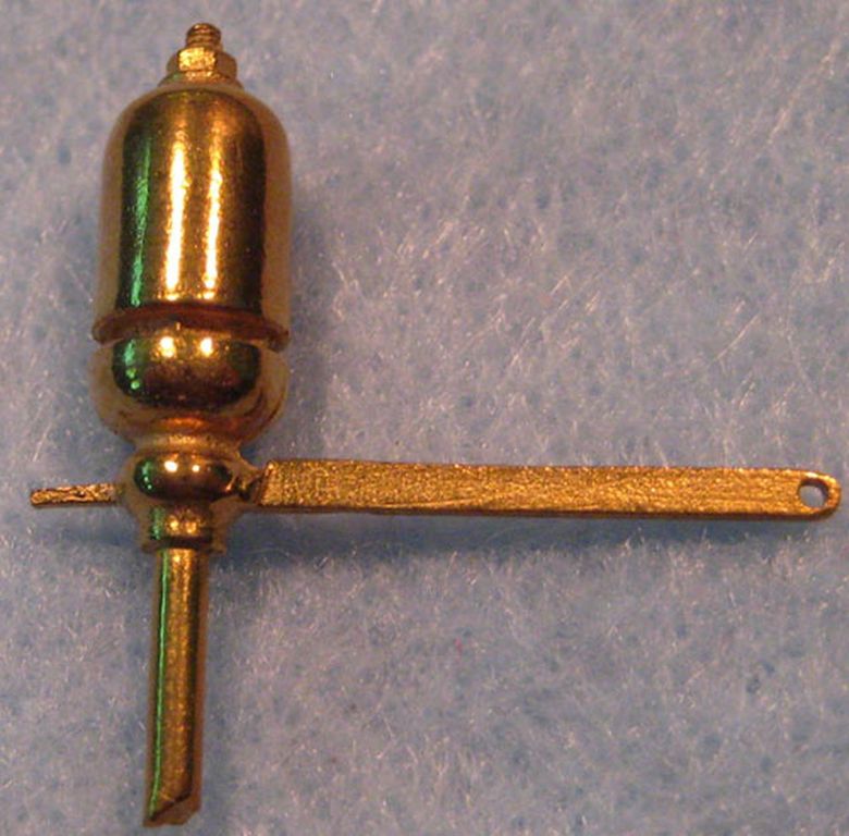 Dampfpfeife Peanuttyp - Einklang - Höhe 17,2 mm, D= 6 mm, Hebellänge 18 mm