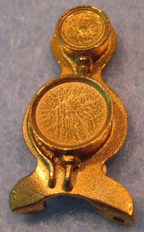 Dampfdruckmanometer und Bremsluftmanometer 24 x 14 mm