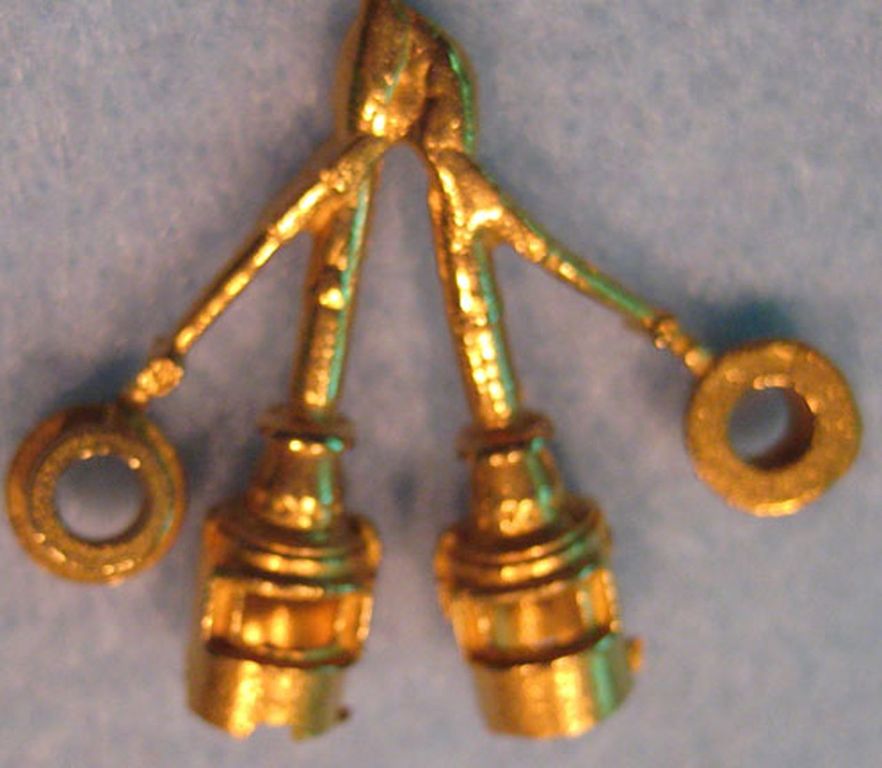 D & RGW Lokklassen-Markierungslaternen Höhe 16 mm, D= 7,5 mm, 2 Stück