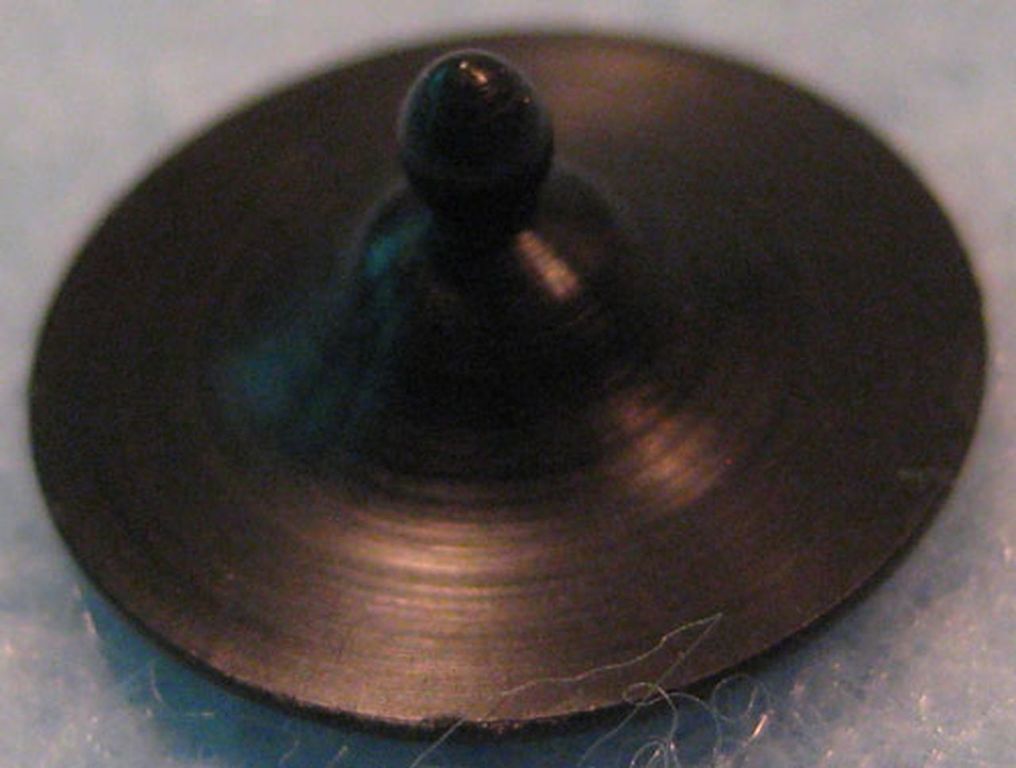 Sanddomeinfüllkappe Kunststoff, D = 14 mm