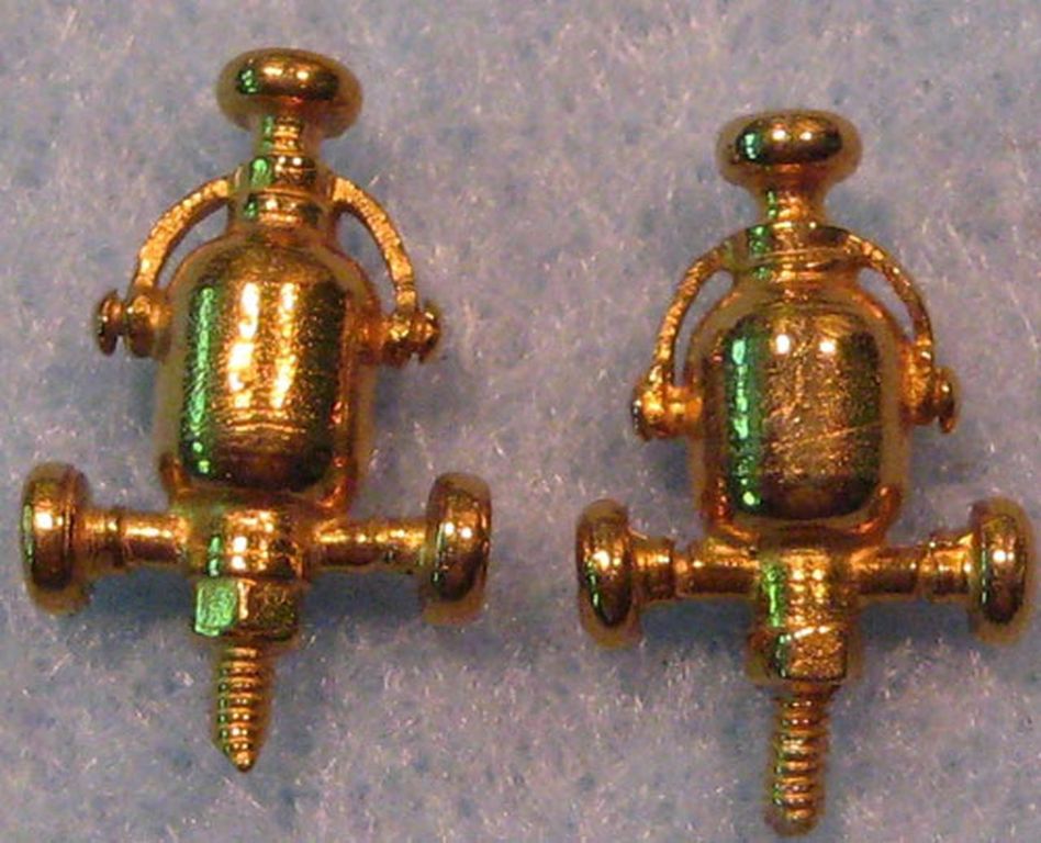 Zylinderölventile mechanisch 2 Stück, Höhe 12 mm, D = 4 mm