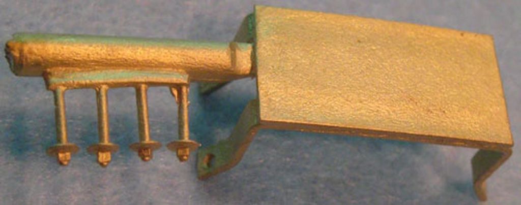 Dampfdynamo-Plattform am Lokomotivkessel Plattform 12 x 24 x 12 mm