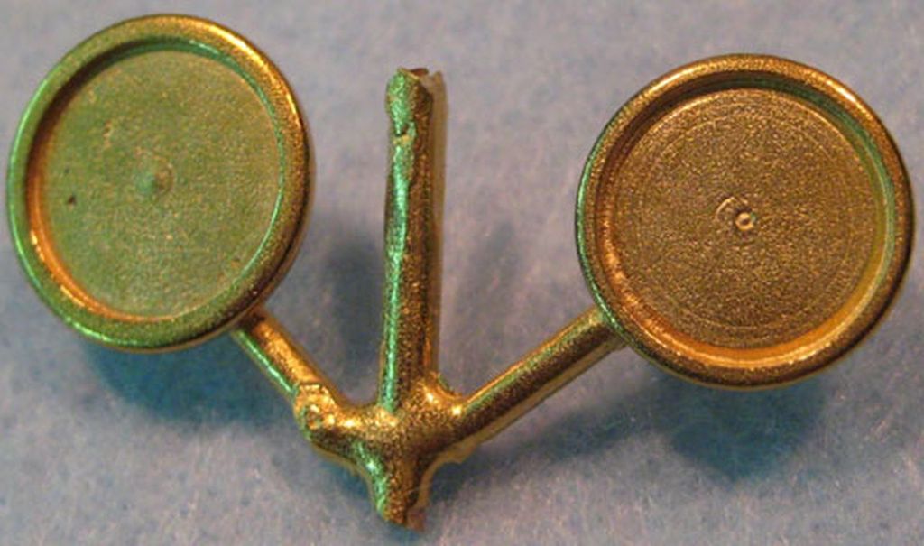 Fronttürnummernplatte, klein 2 Stück