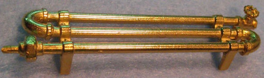 Kühlschlangen mit Ventil  50 x 13mm, D= 3 mm