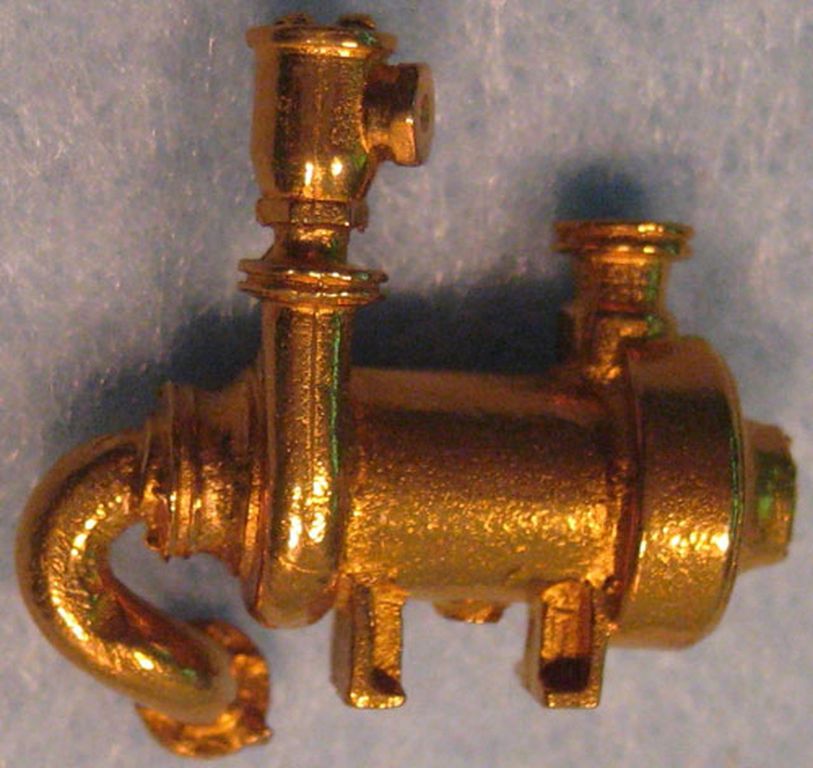 Dampfgenerator für Lokomotivbeleuchtung Länge 25,5 mm, Höhe 24 mm, D = 10 mm