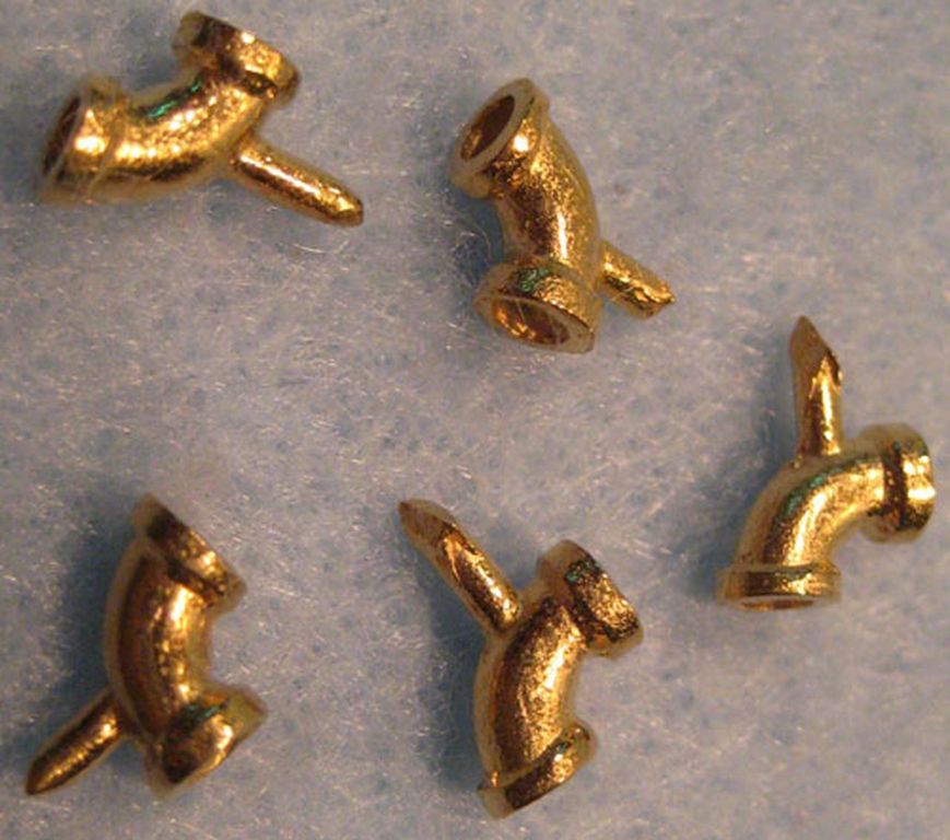 Rohrbögen 90°, 5 Stück 5 Stück, D= 3 mm, Krümmerradius 4 mm