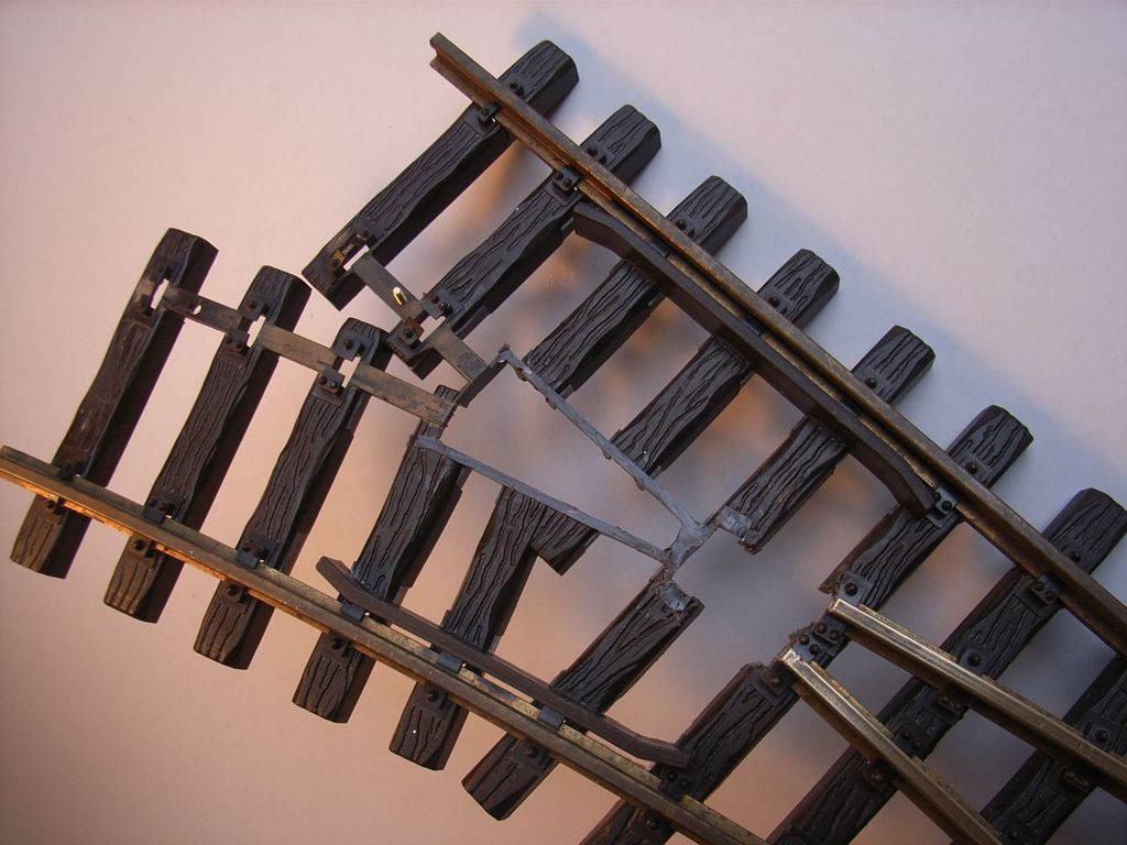 Herzstück für R3-Weiche, links