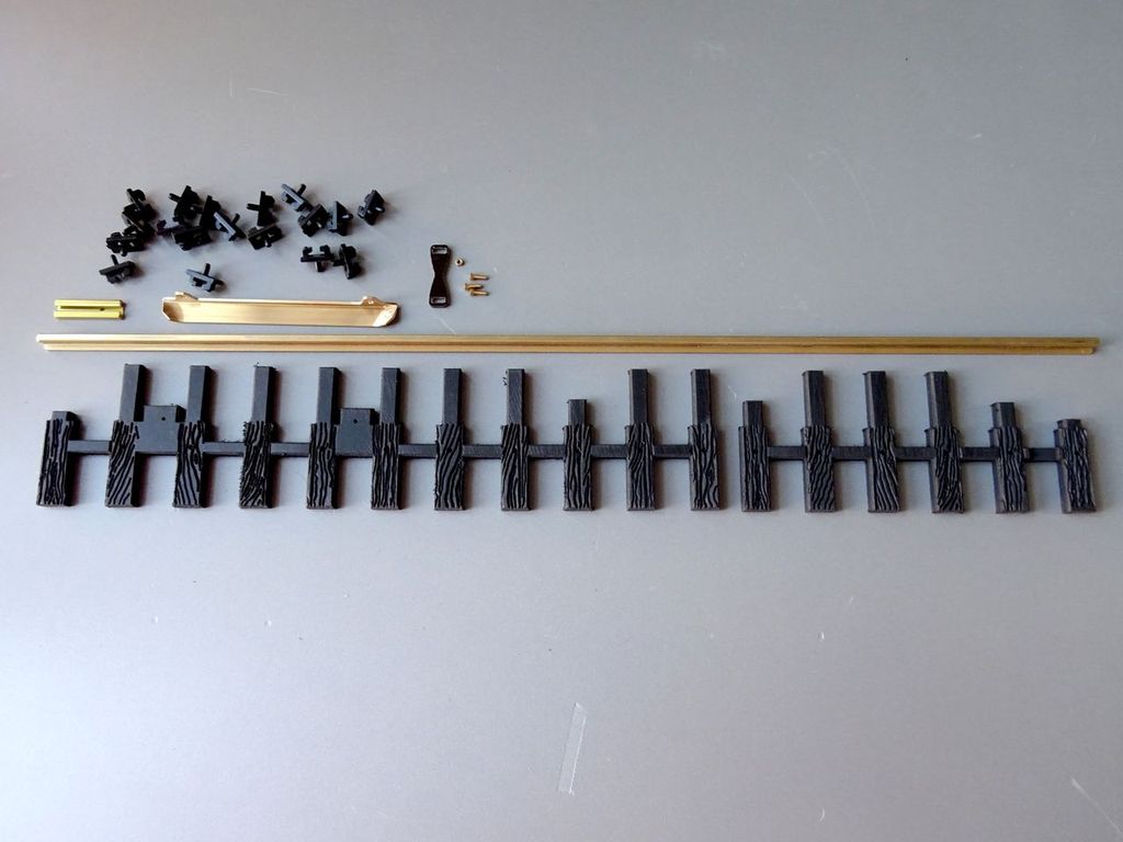 Zusatzgleis gerade für R3-Weiche LGB, links