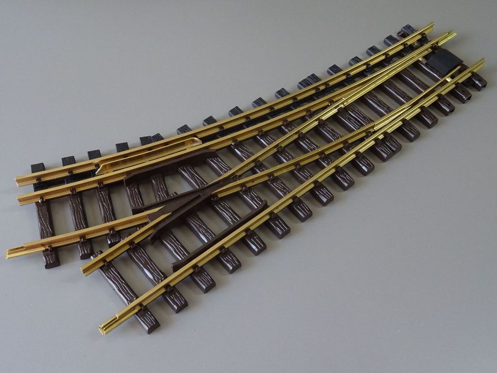 Zusatzgleis gebogen für R3-Weiche LGB, rechts