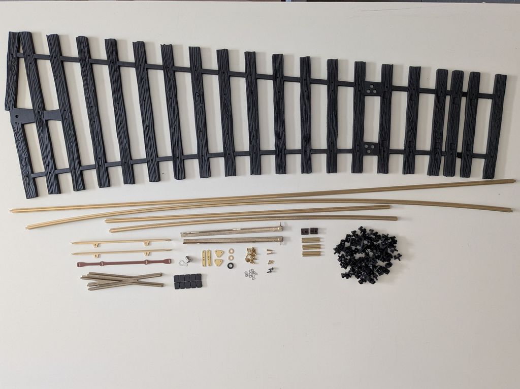 Linksweiche Spur 3, Bausatz