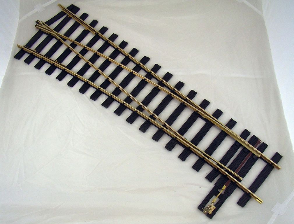 Linksweiche Spur 3, Fertigmodell