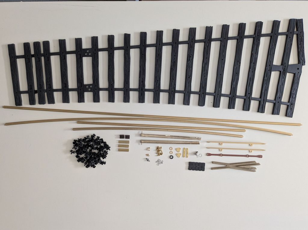 Rechtsweiche Spur 3, Bausatz