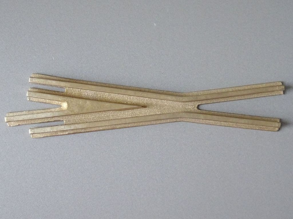 Herzstück Rechtsweiche Spur 3