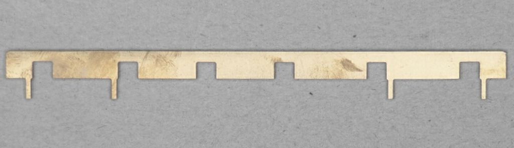 Vorsatz-Radlenker für LGB-Weiche Radius 3,  146 x 9 mm