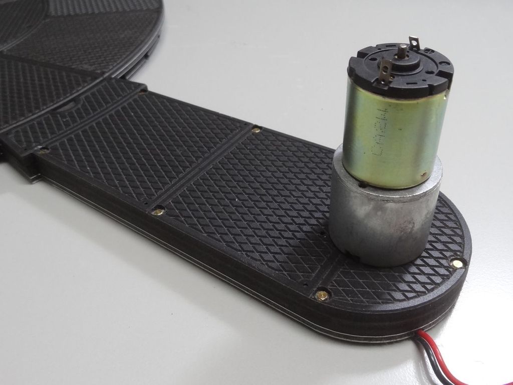 Analog-Motor für Drehscheiben und eigene Bauten, Getriebemotor 3-24 V