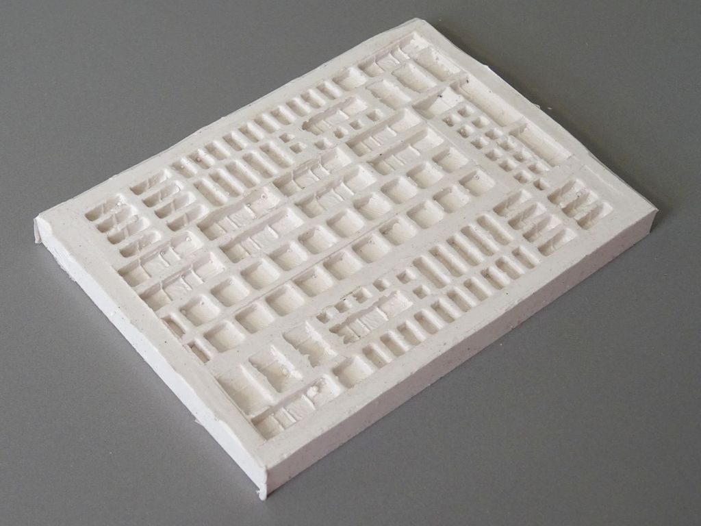 Quaderstein-Form für Verbindungssteine H0 3, 1:87 für Maßstab 1:45-1:87