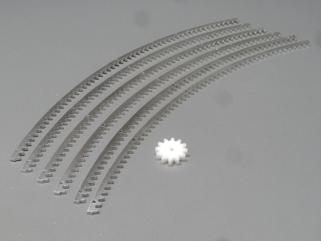 Zahnkranz für Drehscheibe incl. Ritzel