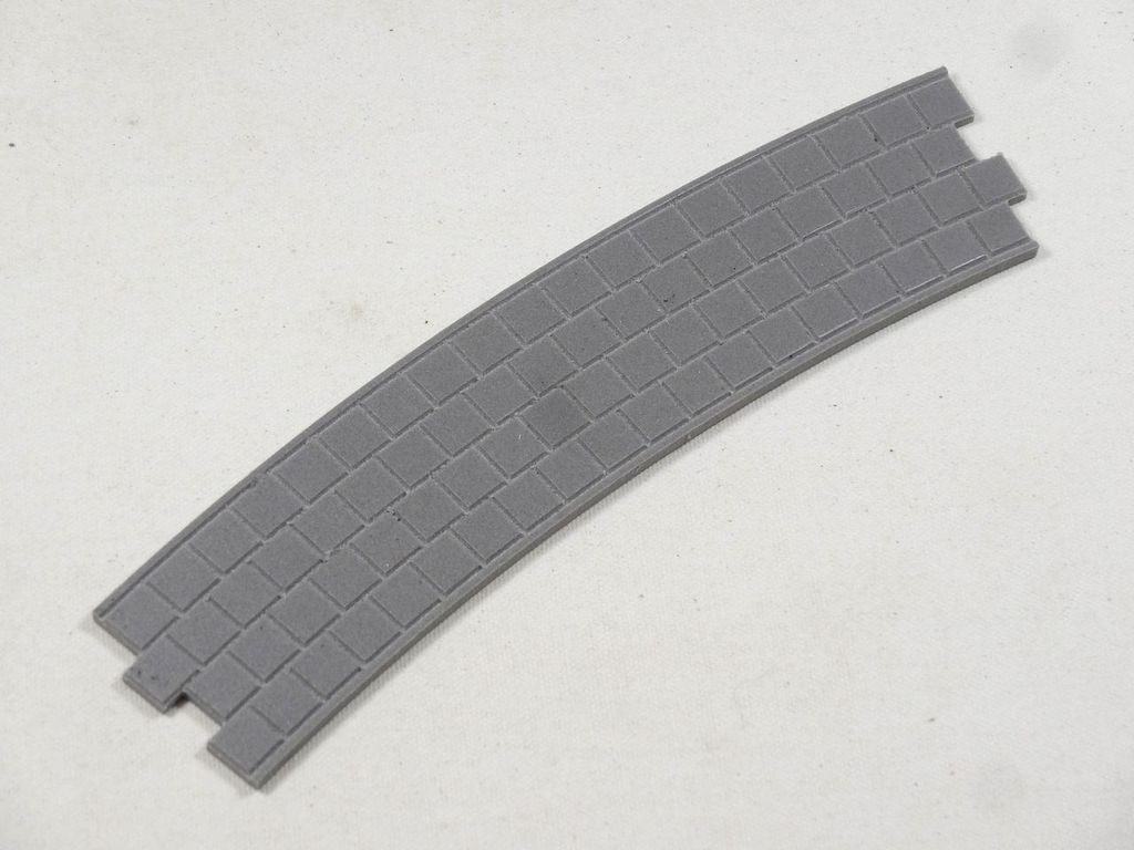 Gleis-Pflasterplatte R0, 22,5° 165 x 37 mm