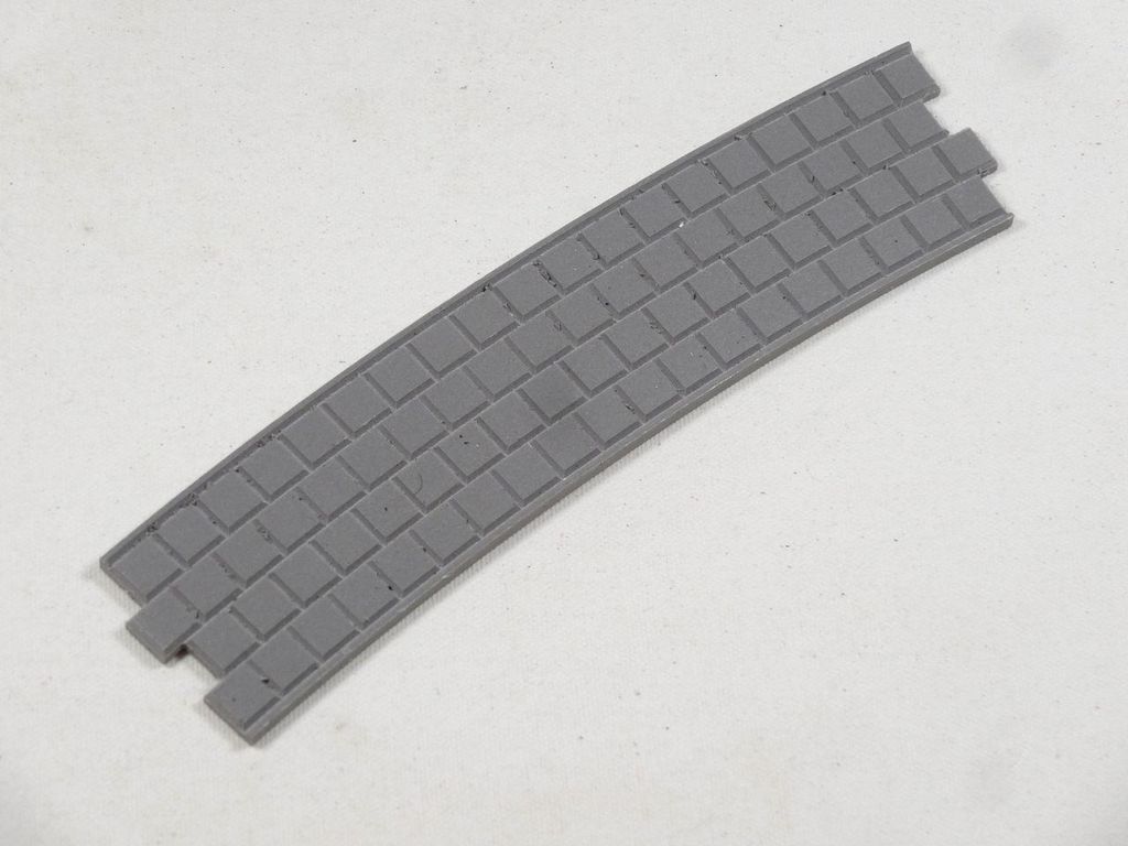 Gleis-Pflasterplatte R1 LGB, 15° 160 x 37 mm