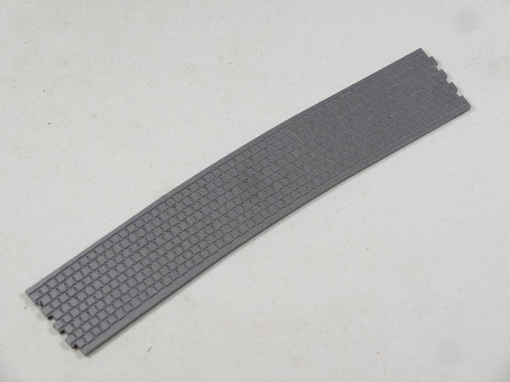 Gleis-Pflasterplatte R3 LGB, 10°, Kleinpflaster 212 x 37 mm