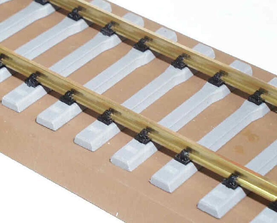 Betonschwellen 64 mm, 50 Stück 115 x 13 x 8 mm