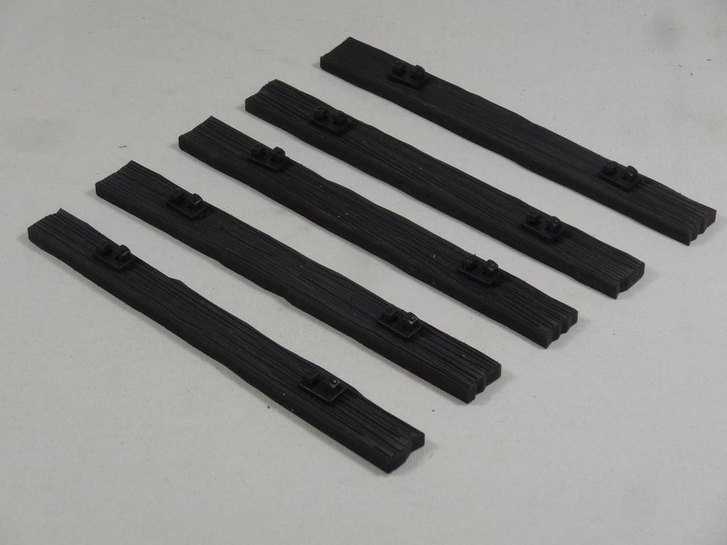 Einzelschwellen 300mm Regelspurgleis 1:16 ca. 300 x 19 x 6 mm