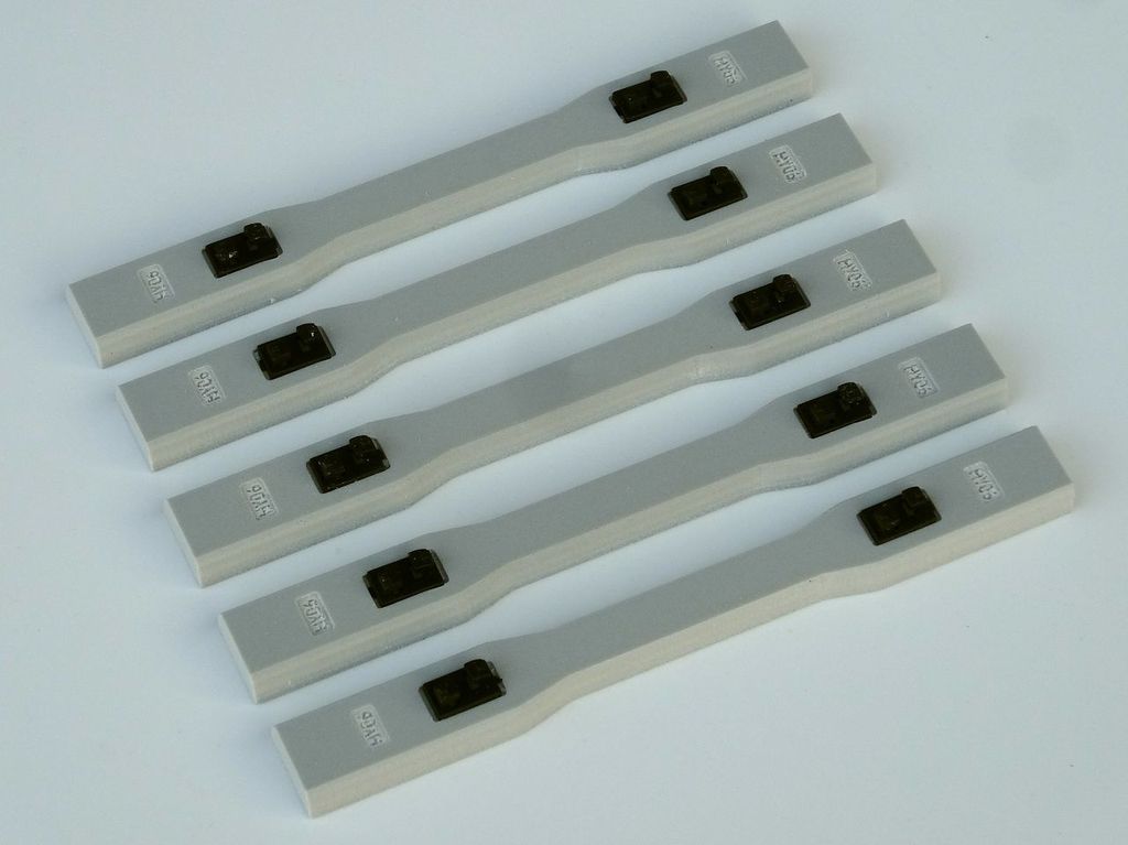 Betonschwellen Spur 3 89 mm, 25 Stück 163 x 20 x 8 mm