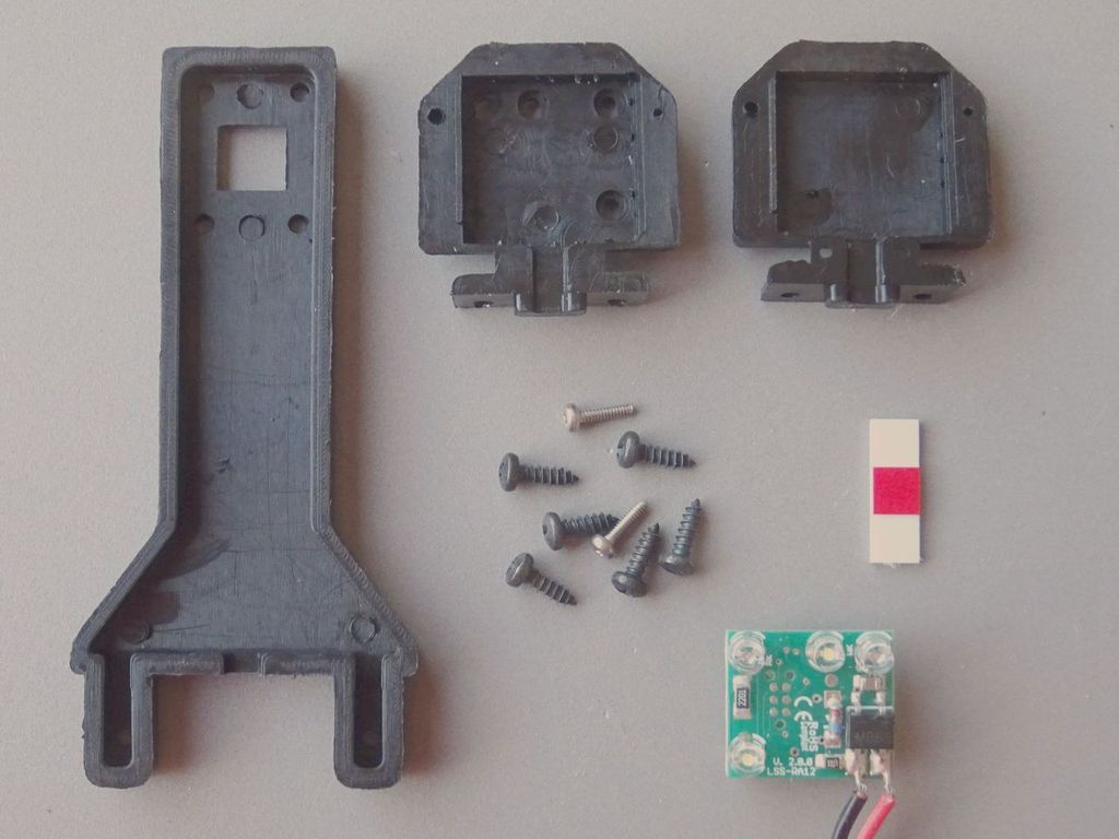 SH-Signal: Gehäuse, Signal, Anschlussplatte, Decoder 75 x 35 x 32 mm