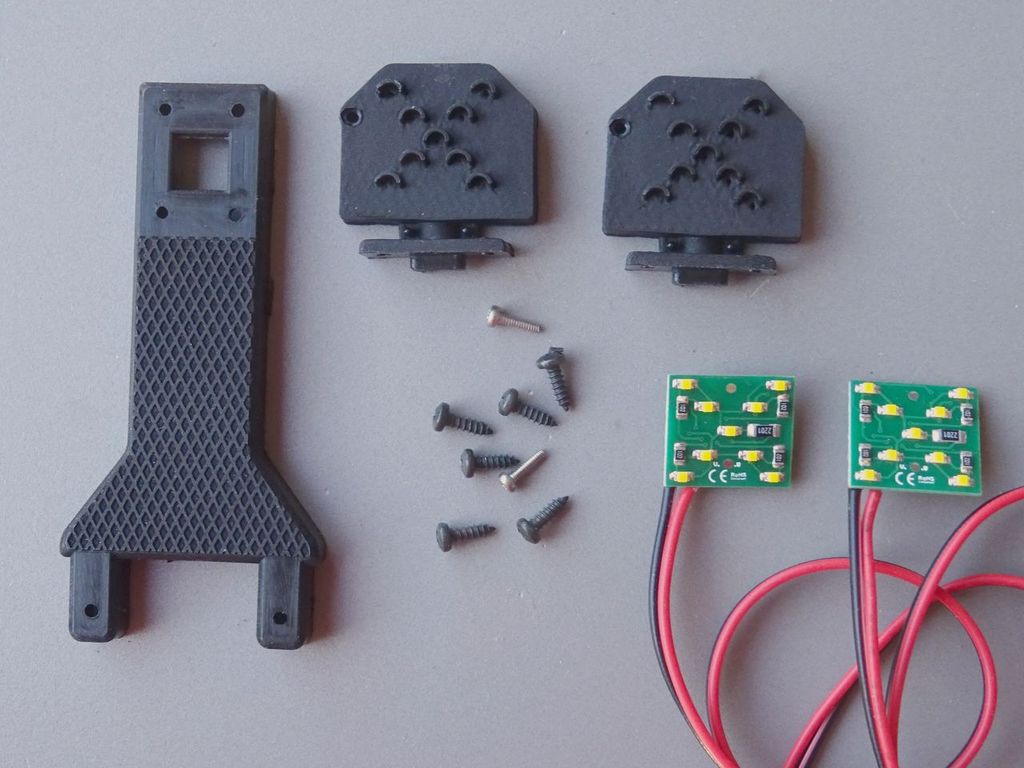 DKW-Signal: Gehäuse, Anschlussplatte, 2 Decoder 75 x 35 x 32 mm