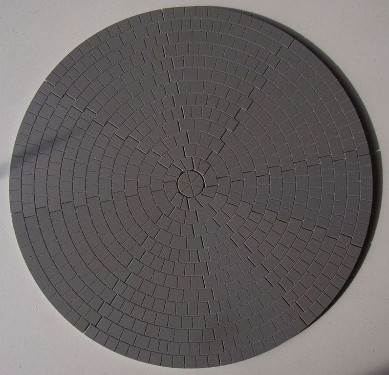 Pflasterkreis 8 x 45°, 3 mm, D=238 mm , wetterfest
