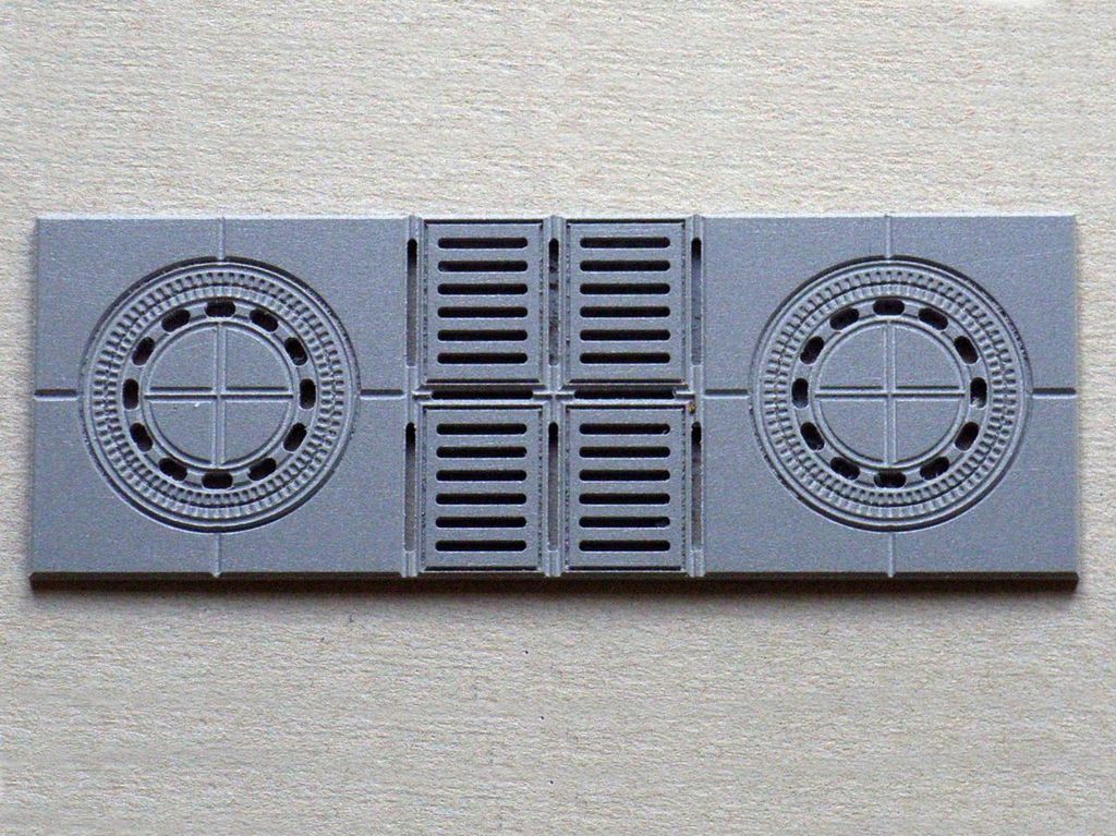 Kanaldeckel-Set 44 x 44 mm und 21 x 15 mm