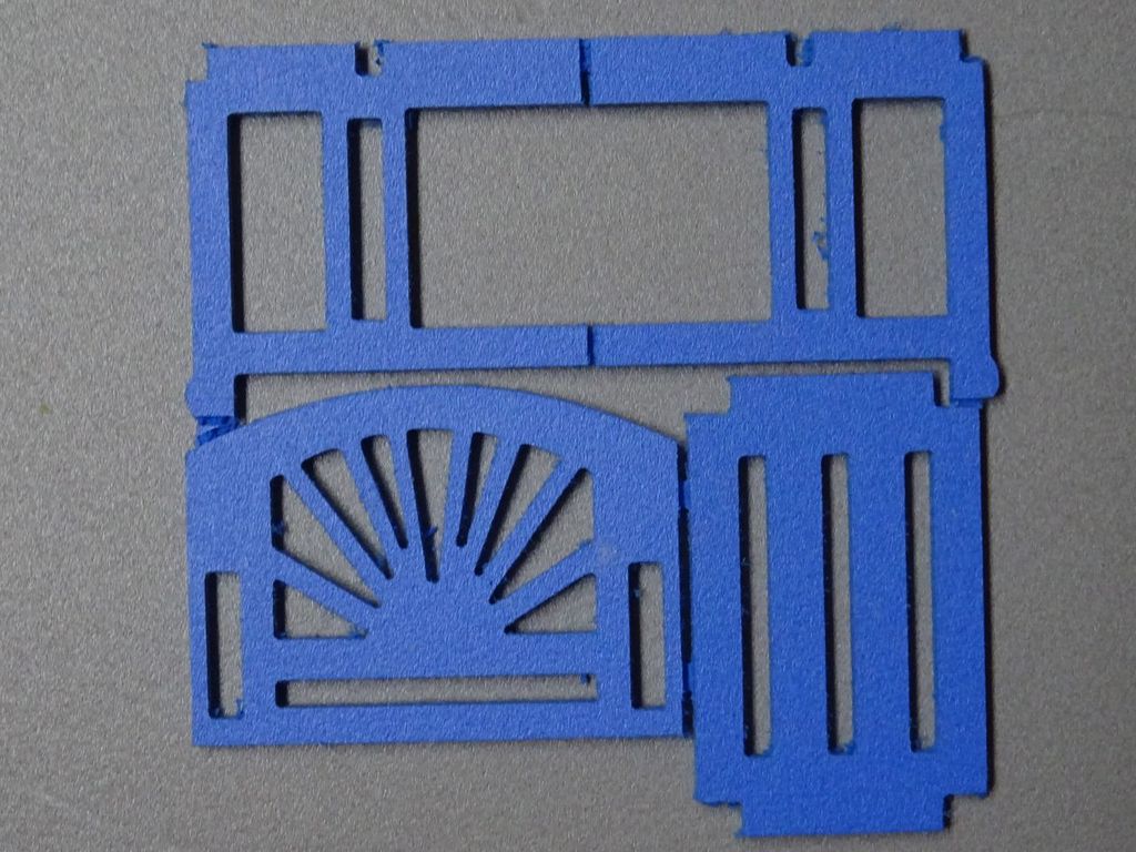 Gartenstuhl blau ca. 40 x 30 x 45 mm