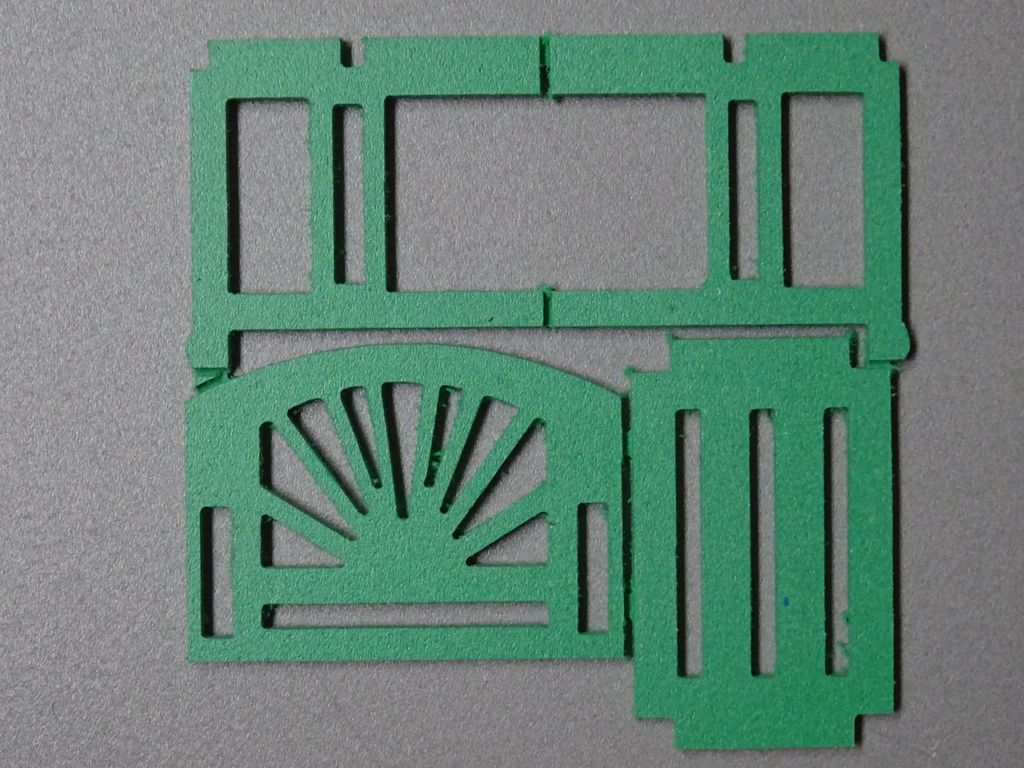 Gartenstuhl grün ca. 40 x 30 x 45 mm