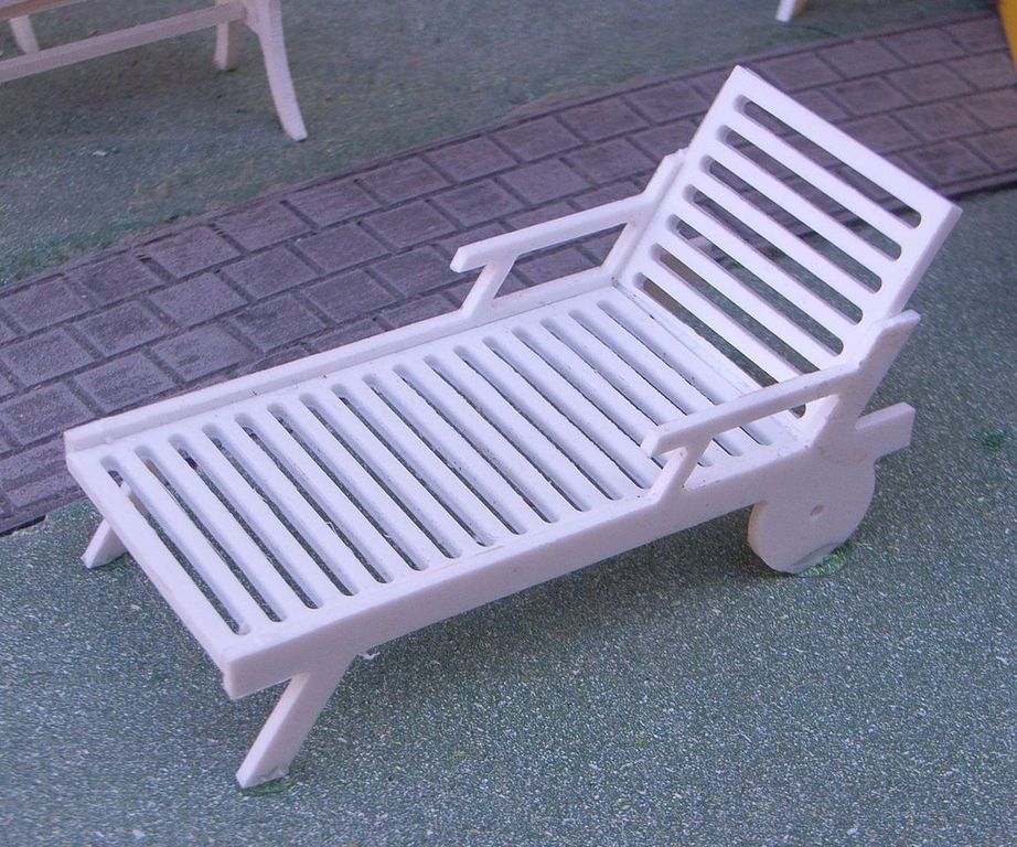 Gartenliege 70 x 32 x 32 mm